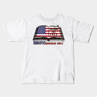 Independc8ence day book Kids T-Shirt